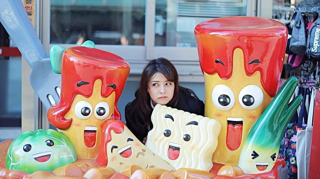 藤井美菜さんのインスタグラム写真 - (藤井美菜Instagram)「. トッポギタウン♪ 떡볶이 타운♪ Tteokbokki town♪ #韓国旅#ソウル旅#韓国旅行#韓国グルメ#ユーチューブ#한국여행#한국행#한국음식#떡복이#유트브#koreantrip#youtube」2月25日 19時27分 - fujii_mina_0715