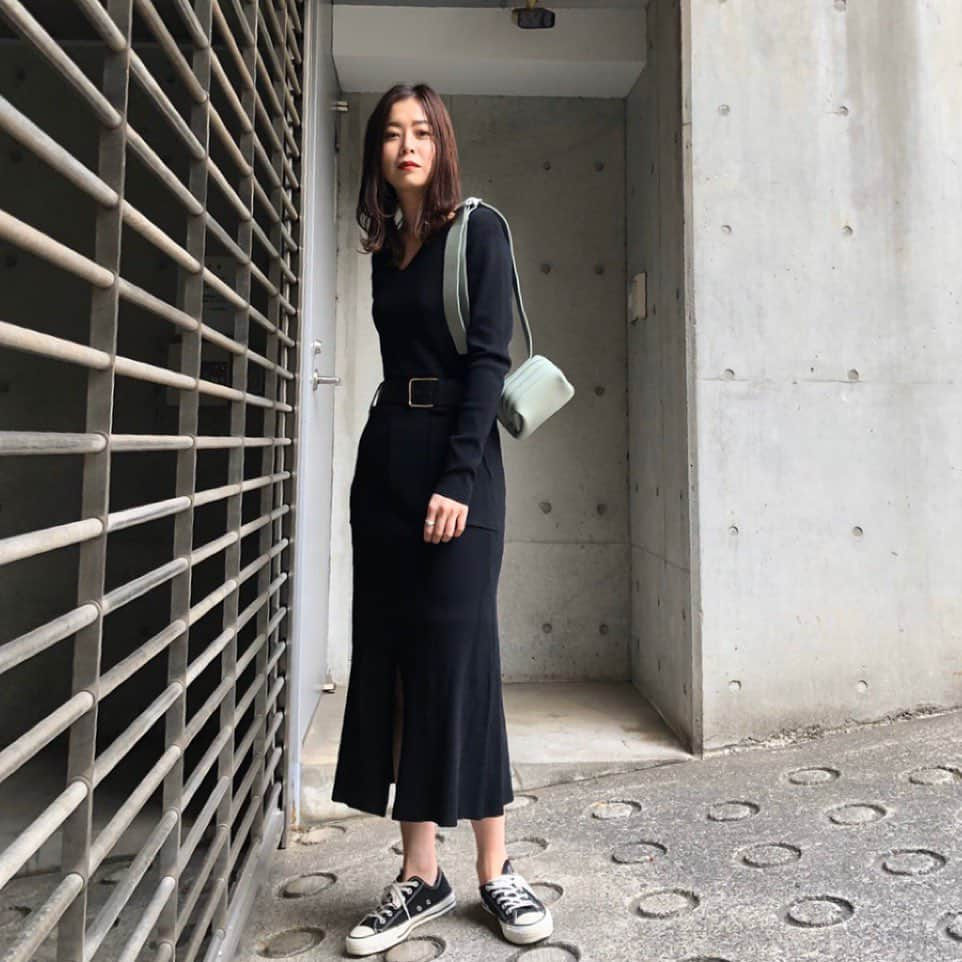 Ameri VINTAGE LUMINE SHINJUKUさんのインスタグラム写真 - (Ameri VINTAGE LUMINE SHINJUKUInstagram)「NEW ITEM ♥ ・ ・ BELTED KNIT DRESS BLK / BRN / BLU S / M ¥19,500 (+tax) ・ @aym__319  174cm / Mサイズ着用 ・ ・ #ameri #amerivintage #アメリ #アメリヴィンテージ #onepiece #dress #ワンピース #ドレス  #SS #spring #shinjuku #lumine2 #ameri新宿」2月25日 22時59分 - ameri_shinjuku