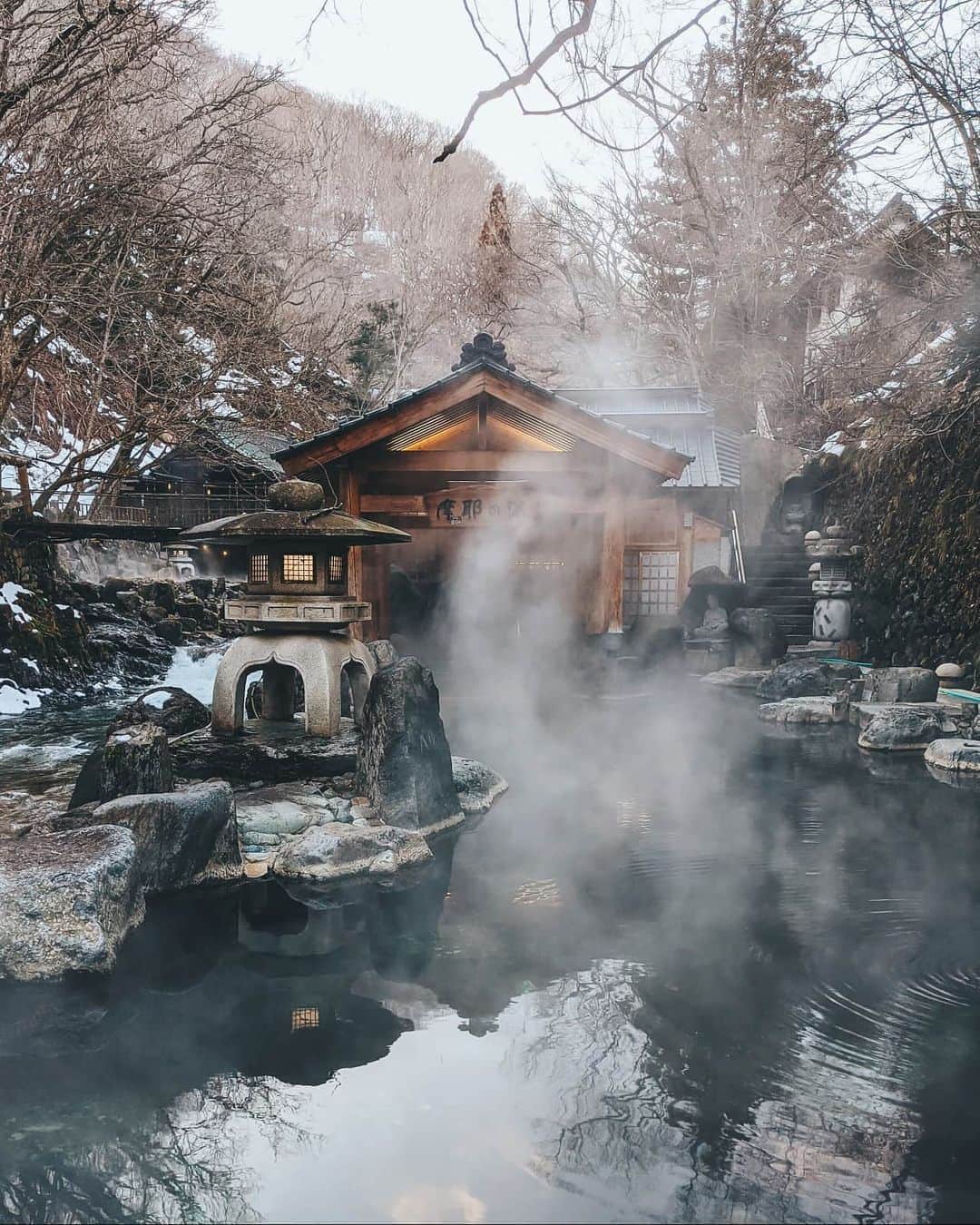 福田洋昭のインスタグラム：「My first ever Gunma Onsen ♨️♨️♨️ did not disappoint 😌 #googleのスマホ #Pixelで撮影 #TeamPixel #UnknownJapan」