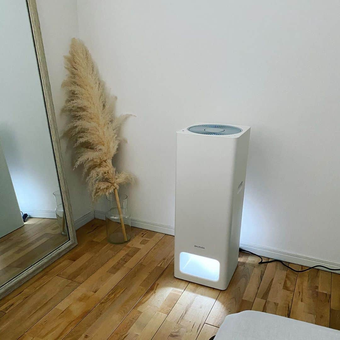 土岐麻子さんのインスタグラム写真 - (土岐麻子Instagram)「寝室に空気清浄機買った。新しい家電は神々しい。 暖炉でもないのに前に座って光のとこずっと見ちゃう。」2月25日 23時19分 - tokiasako