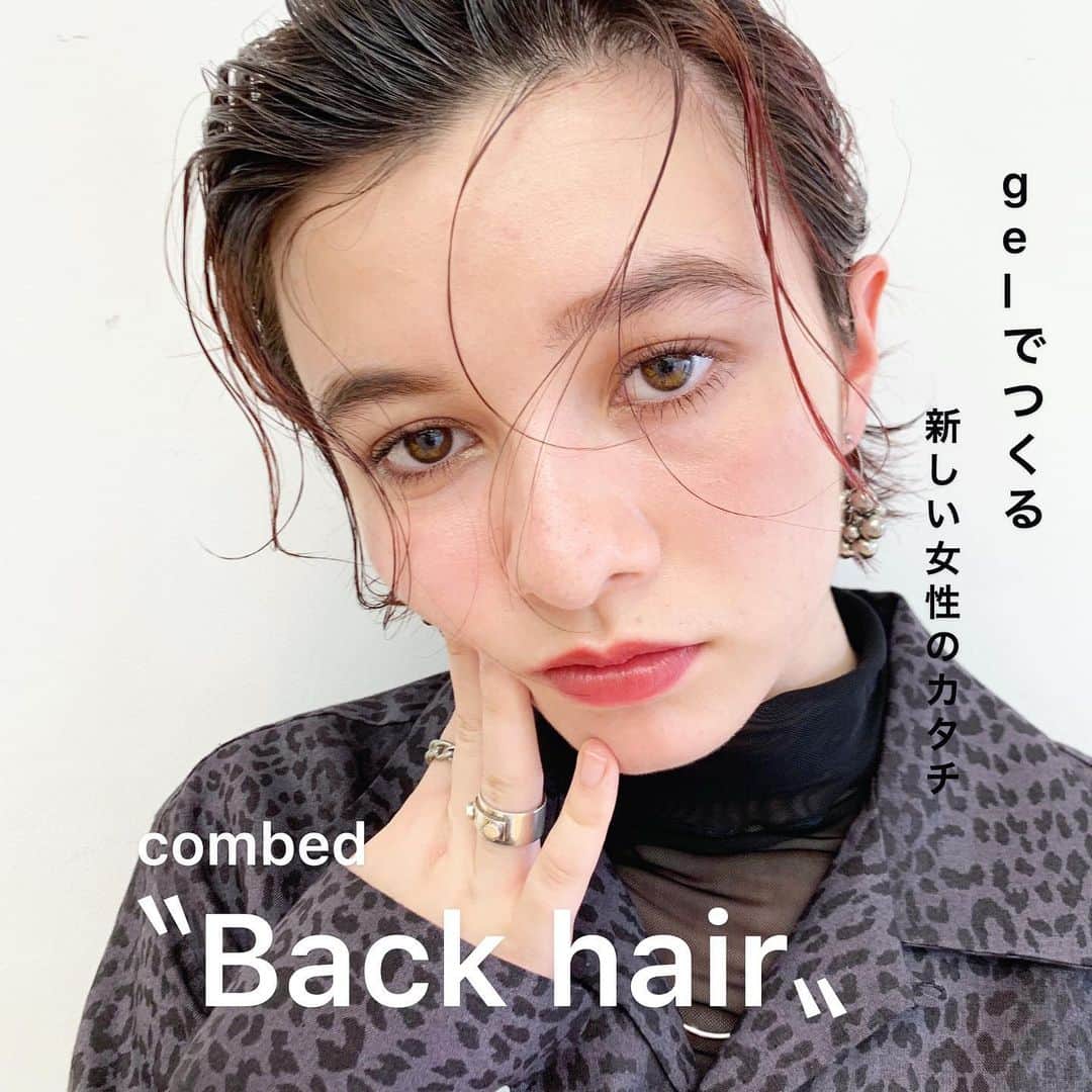 きぬがわひかるさんのインスタグラム写真 - (きぬがわひかるInstagram)「combed back hair ⌘  女性もgelを使ってクールにカッコよく簡単に💫 .  巻かなくていい時代がもうそこまで来ている .  オールバックは通じない英語らしい。。」2月25日 23時19分 - hikaru.kinugawa