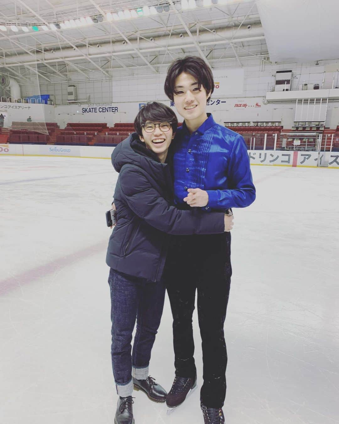 友野一希さんのインスタグラム写真 - (友野一希Instagram)「. お世話になりました。  #明法onice2020  #大好きな #先輩方」2月25日 23時37分 - k0515ki