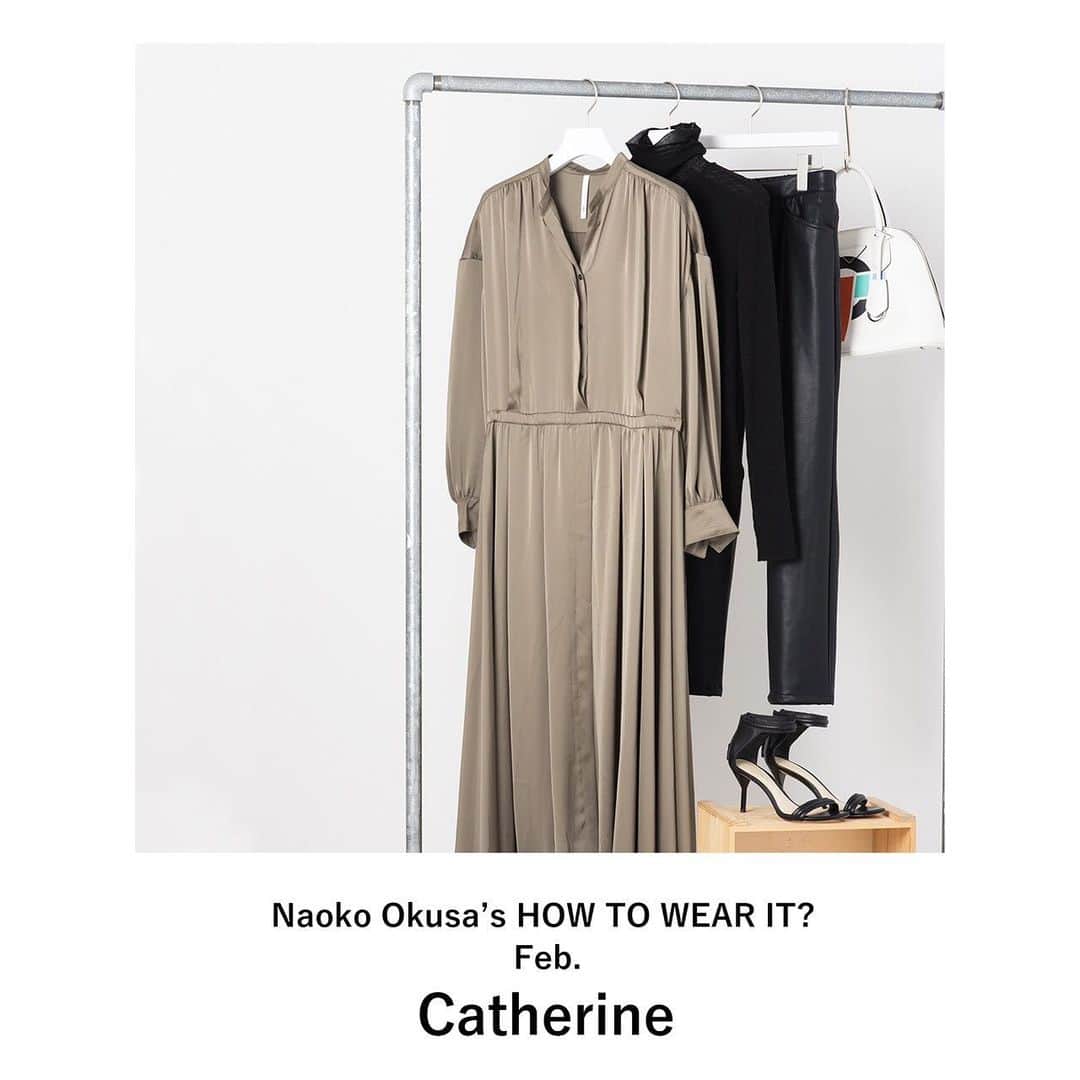 upper hights OFFICIALさんのインスタグラム写真 - (upper hights OFFICIALInstagram)「Naoko Okusa’s "HOW TO WEAR IT?" ﻿ ﻿ 〜 Featured item in Feb.〜﻿ ﻿ ========================﻿ upper hights【Catherine】﻿ ======================== ﻿ ﻿ ウエストのドローストリング仕様で﻿ シルエットが変えられるから、﻿ イメージ操作も自在。﻿ ﻿ レザーのレギンスで、﻿ 少しモードにスタイリング！﻿ ﻿ by Naoko Okusa﻿ ﻿ ======================== ﻿ ﻿ 【Catherine】﻿ Style:201DP006-GRG﻿ Color:GREGE﻿ Size:0.1﻿ Price:34.000yen + tax﻿ ﻿ =======================﻿ ﻿ その他の商品情報や﻿ お取り扱い店舗につきましては﻿ 下記の代表窓口へお問い合わせくださいませ。﻿ 03-5728-8788﻿ ﻿ ＝＝＝＝＝＝＝＝＝＝＝＝＝＝＝＝﻿ ﻿ 大草直子さんによる着回し連載﻿ シーズンの注目アイテムをご紹介していきます。﻿ ﻿ #howtowearit #着回し #連載﻿ #火曜日更新﻿ @naokookusa #大草直子 さん﻿ @upperhights﻿ #upperhights #new #onepiece﻿ #アッパーハイツ #day #ワンピース﻿ #ootd #outfit #intheknowgl」2月11日 17時44分 - upperhights