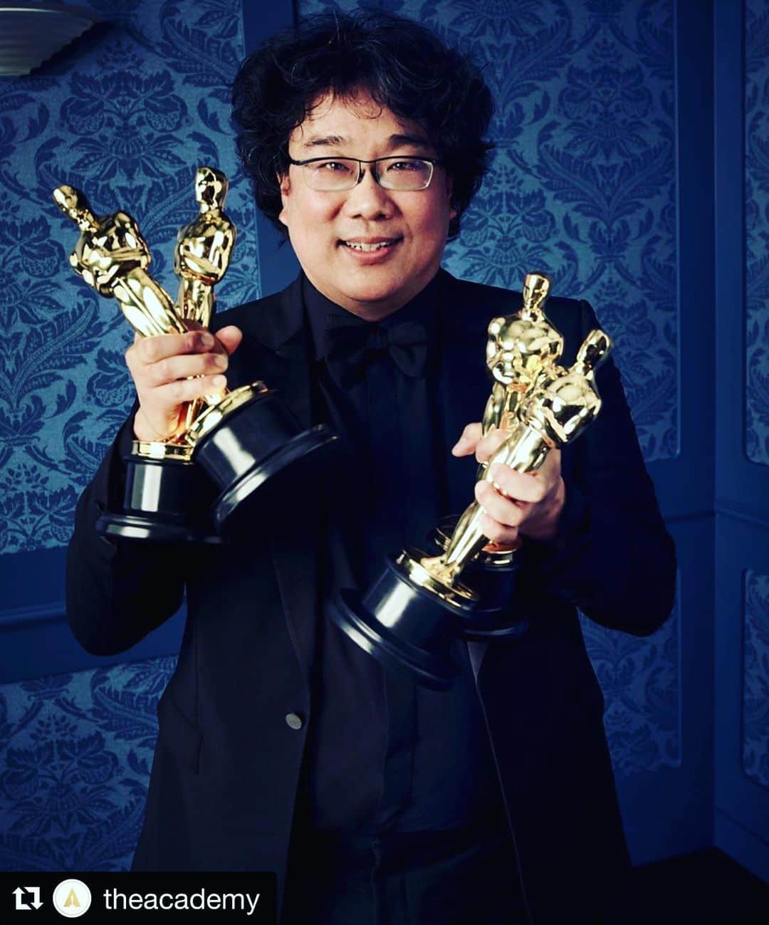 ミシェル・ロドリゲスのインスタグラム：「This was my favorite bit last night... Parasite caught me totally off guard I couldn’t predict a thing what a metaphoric piece so good congrats... super talented storyteller it’s refreshing to see such a historic win✨ The academy is turning into the Olympics for film... Get Some✨」