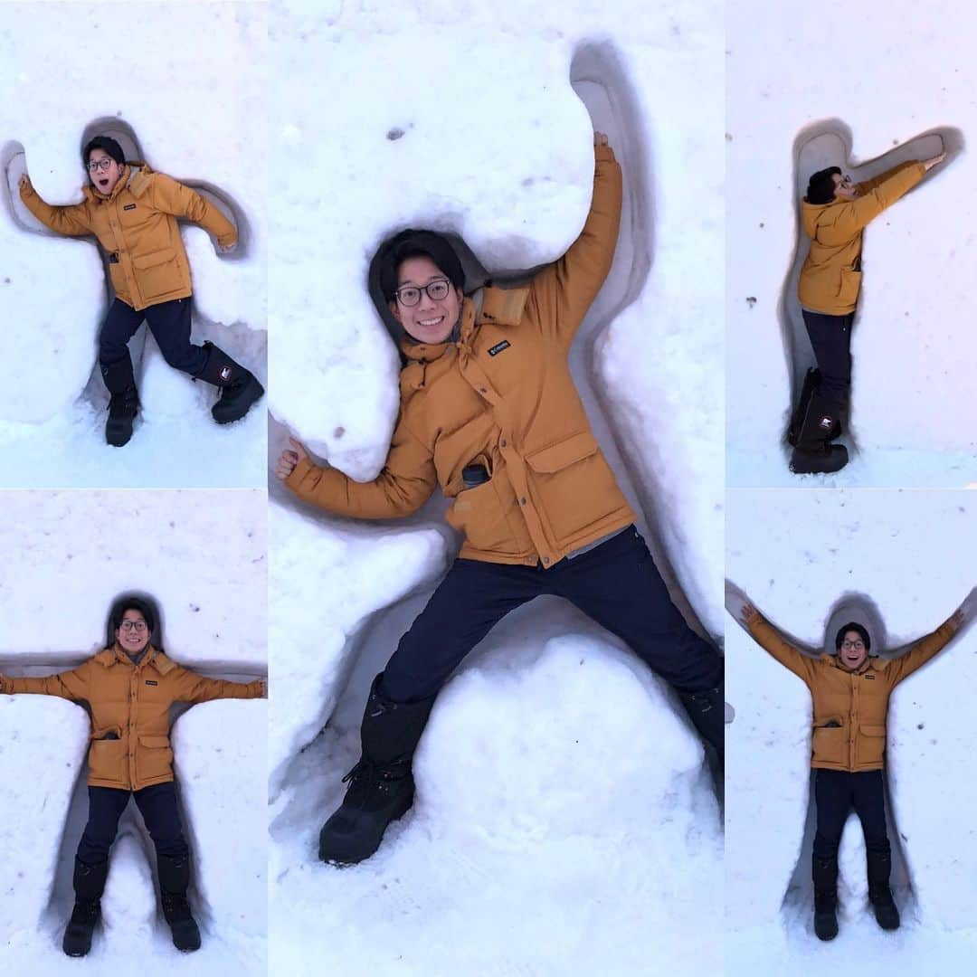 堀内大輝さんのインスタグラム写真 - (堀内大輝Instagram)「さっぽろ雪まつり、今日まで！  つどーむ会場✨ 親子で楽しめる、雪と触れ合える会場です！ 人型で#映え を狙ってみるのもあり、 ゴムチューブをスノーモービルで引っ張ってもらう 迫力満点のアクティビティに、 毎年恒例の雪の滑り台も！ 寒くても室内で元気いっぱい遊ぶこともできます！ 札幌市内有名店同士のコラボラーメンも会場限定！ 楽しさいっぱい！今日までです！ お天気も今のところ市内、青空見えていますよ！ . お出かけの際は地下鉄東豊線栄町駅から シャトルバスをご利用ください！ 大人片道100円です。 . #雪まつり #さっぽろ雪まつり #最終日 #つどーむ会場 #sapporosnowfestival  #らあめん新 #飛燕 #トロ肉G系マーラー味噌 #にんにくたっぷり #今日ドキッ #アナウンサー #堀内大輝」2月11日 12時29分 - hbc_daikihoriuchi