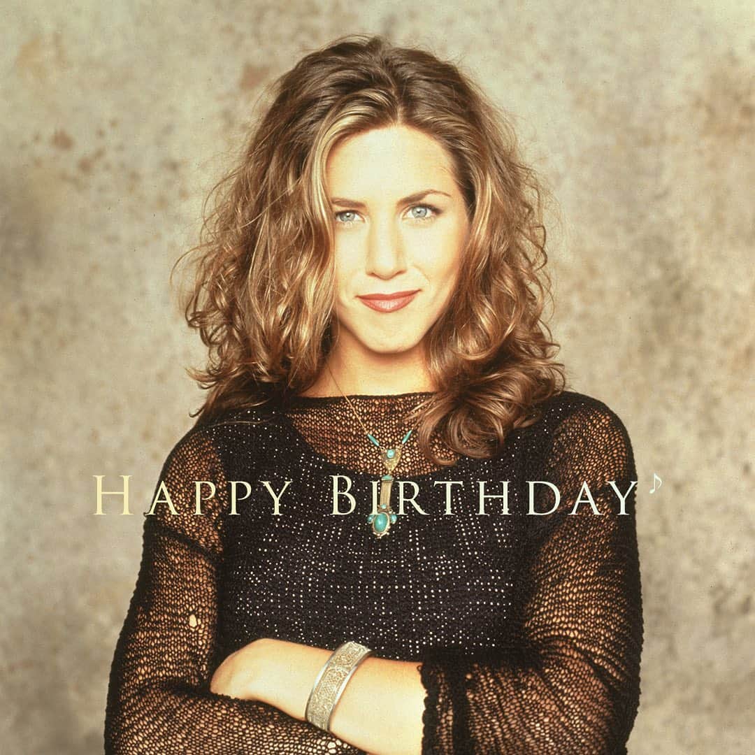 のインスタグラム：「🥂Happy Birthday﻿🥂 ﻿ ✨ジェニファー・アニストン﻿ ﻿ #誕生日﻿ #birthday﻿ #happybirthday﻿ #ジェニファーアニストン﻿ #jenniferaniston @jenniferaniston﻿ #フレンズ﻿ #friends﻿ @friends #friends25﻿ #レイチェル﻿ #rachel #友達﻿ #ワーナー海ドラ﻿ #海外ドラマ﻿ #海外ドラマ好き﻿ #海外ドラマ好きな人と繋がりたい﻿ #海ドラ」