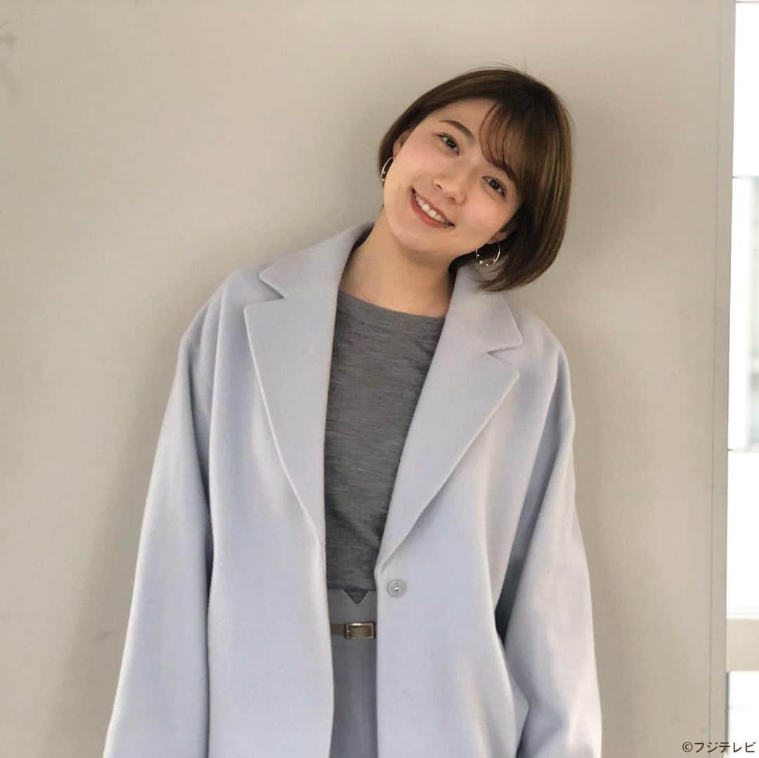 フジテレビ「めざましテレビ」さんのインスタグラム写真 - (フジテレビ「めざましテレビ」Instagram)「2月10日（月）きょう何着て行く？ ・ ファッション雑誌CanCamとコラボした お天気コーナー「きょう何着て行く？」 阿部華也子ちゃんの毎日のコーデを紹介♪ ・ 【きょうのコーデ】 コート→#MISCHMASCH ２万円 ニット→#バナナリパブリック 8173円 パンツ→#PROPORTIONBODYDRESSING 9900円 靴→#ダイアナ　1万4500円 イヤリング→#Lycka 1500円 ・ 【コーデのポイント】 ブルーのコートが主役の爽やかなコーデ🐳 パンツもブルー系を選んで爽やかさを上乗せしましょう👀✨ ニットをグレーにして繋ぎ役にすると“きちんと感”がプラスされて お仕事にもぴったりな装いに仕上がります💁🏻‍♀️ ・ #めざましテレビ #きょう何着て行く？ #阿部華也子 #今日のコーデ#コーデ #CanCam #今日のファッション#ootd #きょう何着て行く？は月〜金朝6時22分ごろ放送」2月11日 16時43分 - mezamashi.tv