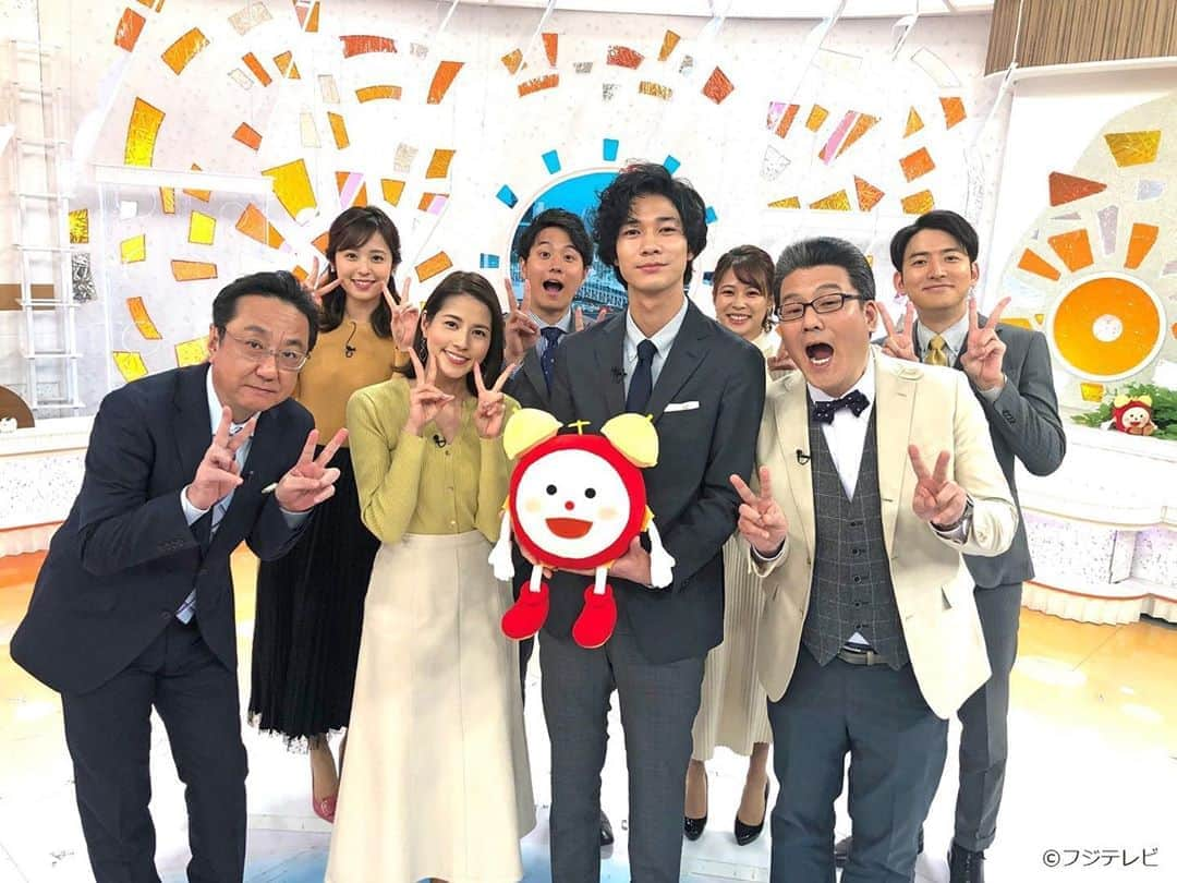 フジテレビ「めざましテレビ」さんのインスタグラム写真 - (フジテレビ「めざましテレビ」Instagram)「・ 2月の #エンタメプレゼンター を務める #清原翔 さんと収録後にパチリ🎶きょうも清原翔さんからもらった元気でがんばろう😊 ・ #めざましテレビ」2月11日 16時46分 - mezamashi.tv