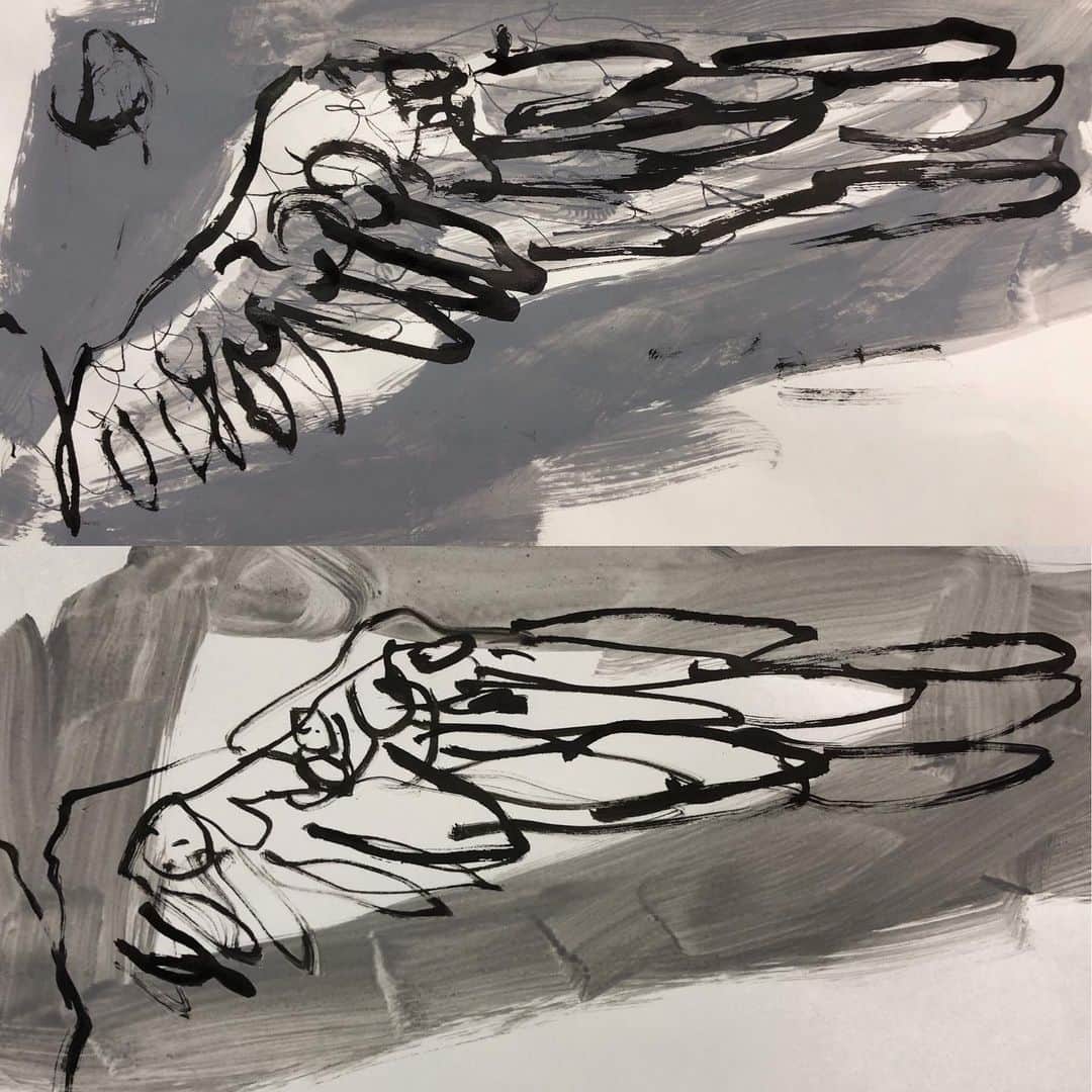 Uzo Hiramatsuさんのインスタグラム写真 - (Uzo HiramatsuInstagram)「rough sketch  #fukuoka#artwork#contemporaryart#abstractart#abstraction#painting#drawing」2月11日 16時52分 - uzo_hiramatsu