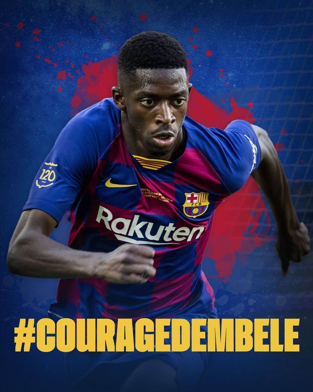 FCバルセロナさんのインスタグラム写真 - (FCバルセロナInstagram)「‪#CourageDembélé‬ @o.dembele7 undergoes successful hamstring surgery. He will be out for 6 months.」2月12日 2時27分 - fcbarcelona