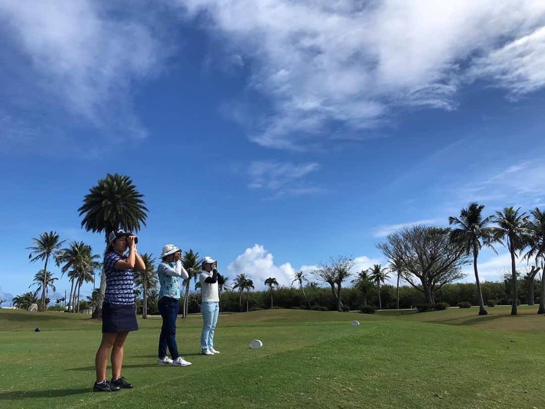 中山三奈さんのインスタグラム写真 - (中山三奈Instagram)「4人でガチンコ勝負👊🏽👊🏽👊🏽👊🏽﻿ ﻿ サイパンのゴルフ場、綺麗やったなー⛳️☀️﻿ グリーンは激ムズやったけど🙊😓笑﻿ ﻿ #golf #progolfers #ゴルフ」2月11日 20時15分 - minanakayama
