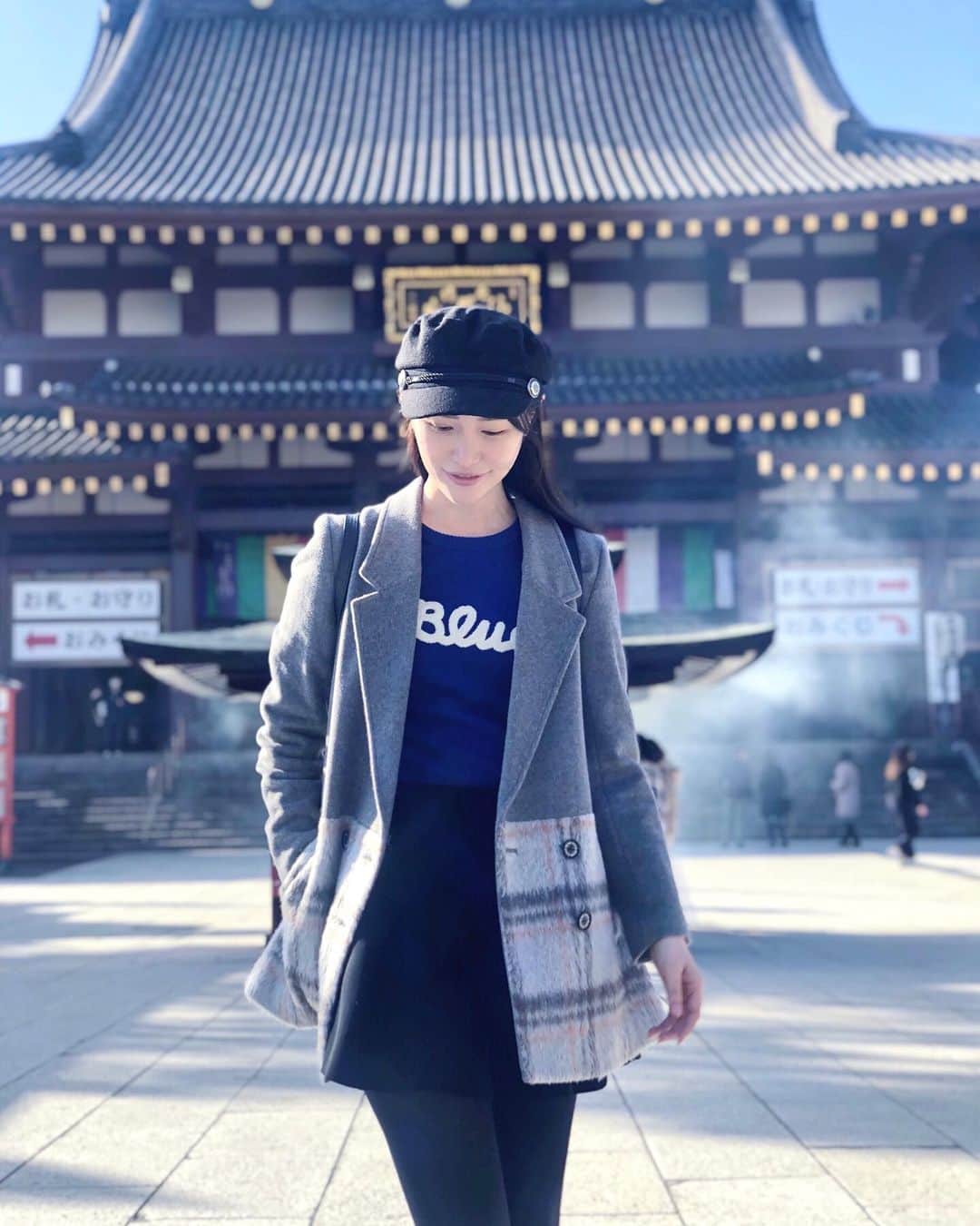 のインスタグラム：「. キャスケットどこの？って質問 いただいていたのでこの日のコーデ 載せます🤗🤗 . でもごめん、このキャスケット韓国で 買ったノーブランドなんだ🤣 江南駅地下か高速ターミナル駅地下で 1000円ちょっとだったよ✌ . . #ootd  #coat @loveless__official  #tops @lanvin_en_bleu_womens  #pants @aquagirl_official  #cap #nobrand . . #今年は暖冬だから薄手のコートが大活躍 #cordinate  #ファッション  #コーディネート  #오오티디 #옷스타그램 #패션 #패션스타그램  #팔로우 #팔로미  #좋아요」