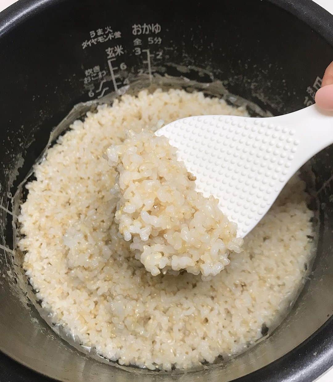 mahoさんのインスタグラム写真 - (mahoInstagram)「(*´꒳`*)🌸横にスワイプしてね👉 。 先日の#晩ご飯　は… 市場のなかなか出回らなくなった、知る人ぞ知る 希少品種#ササシグレ(　≖´౪≖｀)❤️ 。 。 ご飯大好きでいつもお米はこだわっていて中でも この#ササシグレ  Natural Rice Field 郷彩　@satoiro.jp  がお気に入り🌸 。 。 肥料、除草剤、農薬など地球と人体に悪影響なものを 一切使わない#自然栽培 でコシヒカリやつや姫などの現代の改良された品種と異なり、原種に近いのでアレルギーが出にくいお米なの❤️ 。 。 炊いたお米はつやつやもちもちだけど炊く前も 凄く綺麗なお#米　🌾 。 。 #玄米　は5年前からインナービューティーダイエットアドバイザーの資格取得してからずっとお米は#玄米　にしてるの❤️ 。 。 #ダイエット　や#美容　にも いいし栄養価も抜群👍 。 #ダイエット　ってお米を抜きがちだけど本当は食べた方がいいのよ❤️ 。 。 お米大好きだし#ササシグレ の#玄米　が一番好き❤️ 。 。 。 環境にも人にも優しい#ササシグレ　(*´꒳`*) ５㎏以上の購入で、１食あたり#コンビニ#おにぎり　より安い100円程度で買えるの🙋‍♀️ 。 。 ストーリーにもURL載せたけど…詳しくは郷彩で 検索してね(　≖´౪≖｀) 。 。 。 。 。 。 。 。 #ササシグレ#PR #fashion#shooting#fashionmodel  #ootd#料理#クッキングラム#diet#カフェ巡り#寿司#美味しい #トレーニング#gym#格闘技#workout#パーソナルトレーニング  #美容#アディクシーカラー#食べ歩き#痩身 #東京#山梨」2月11日 20時47分 - i.0ff1cia1._.m.ah.0