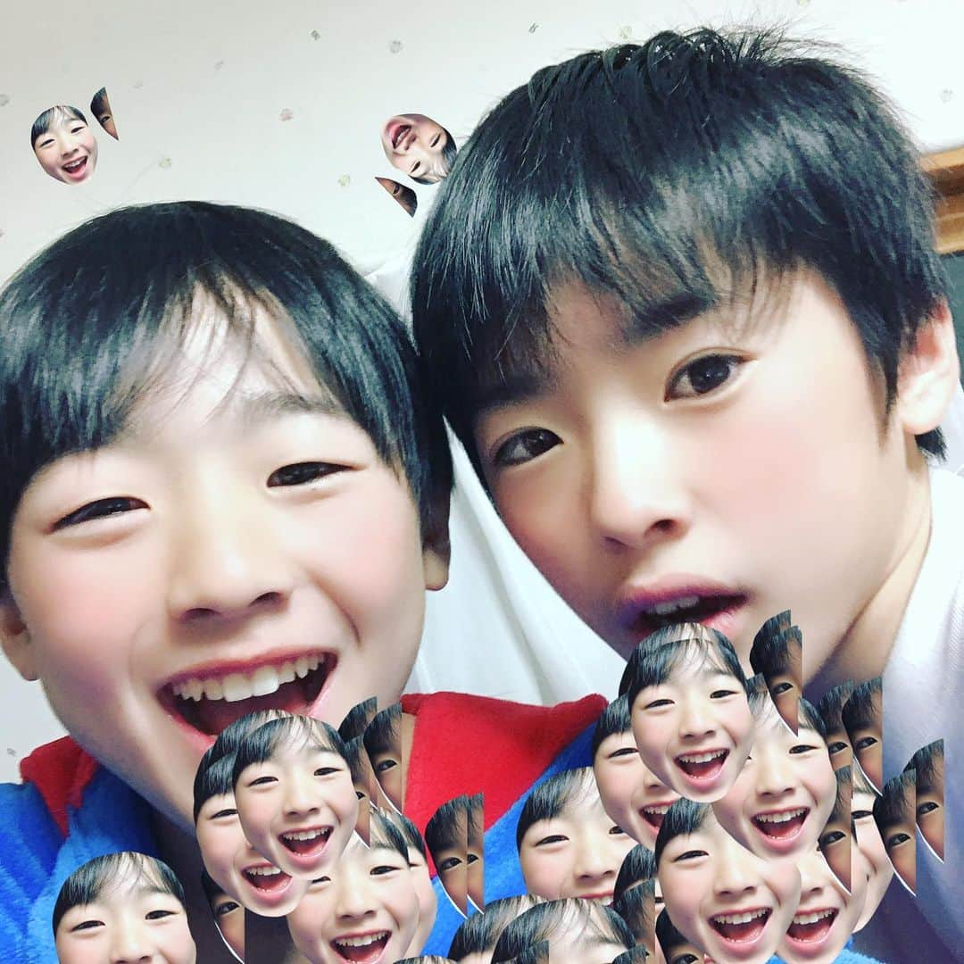 漆山璃さんのインスタグラム写真 - (漆山璃Instagram)「りんくんの口から俺が で出る面白い！笑笑！ みんなもやってみてね！」2月11日 22時16分 - rio.rio.rio13