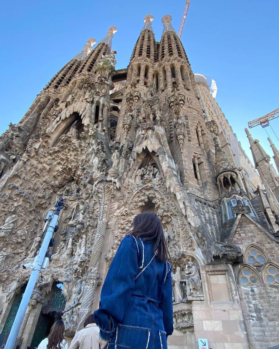 谷まりあさんのインスタグラム写真 - (谷まりあInstagram)「Sagrada Família まだまだ建設途中なんて。。😊🥺🥺見る場所でいろいろな顔を持つサグラダファミリア感動しました🥺 #dior」2月11日 22時20分 - mariaaaa728