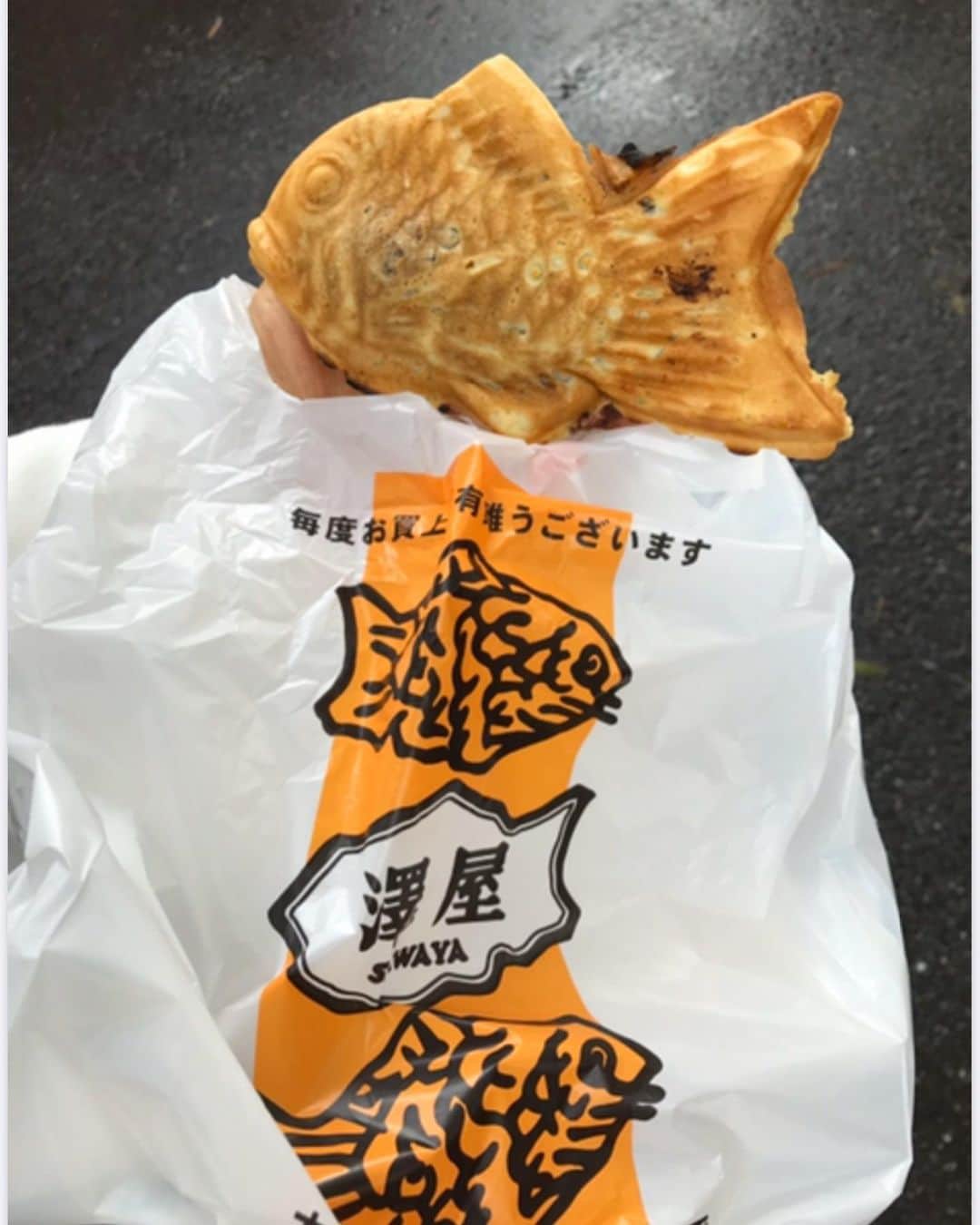 木部さんさんのインスタグラム写真 - (木部さんInstagram)「ベキちゃんのインスタ見てたら、名古屋の大須で食べたたい焼きを思い出しました！﻿🐟 ﻿ ﻿ 　手づかみはご愛敬！🤣🤣🤣﻿ ﻿ ﻿ ﻿ ﻿ ﻿ ﻿ 　#たい焼き #澤屋 #おいしかった😋 #おやつ部  #taiyaki #sawaya #日本のおやつ #yummy😋😋 #japanesesweets」2月11日 22時31分 - kibe_dayo