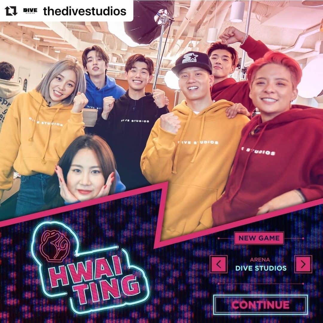 Ladies' Codeのインスタグラム：「@thedivestudios Ready for the most epic crossover ever? ⠀ ”HWAITING” launches at 5pm PST TOMORROW! Watch Jae, Eric, BM, Jamie, Ashley, Amber, and Peniel compete in a series of games for pride, bragging rights, and prizes! ⠀ You can catch new episodes every Wednesday at 5PM PST. ⠀ Available ONLY on Facebook Watch and DIVE Studios’ Facebook page @ www.facebook.com/thedivestudios! (link in bio) ⠀ #Hwaiting #DIVEStudios #화이팅 #EricNam #JamiePark #박지민 #JiminPark #JaeofDay6 #Day6 #AmberLiu #Fx #BM #KARD #AshleyChoi #LadiesCode #Peniel #BtoB #Kpop #에릭남 #엠버 #비엠 #애슐리 #프니엘 #카드 #레이디스코드 #박제형 #데이식스 #FacebookWatch」