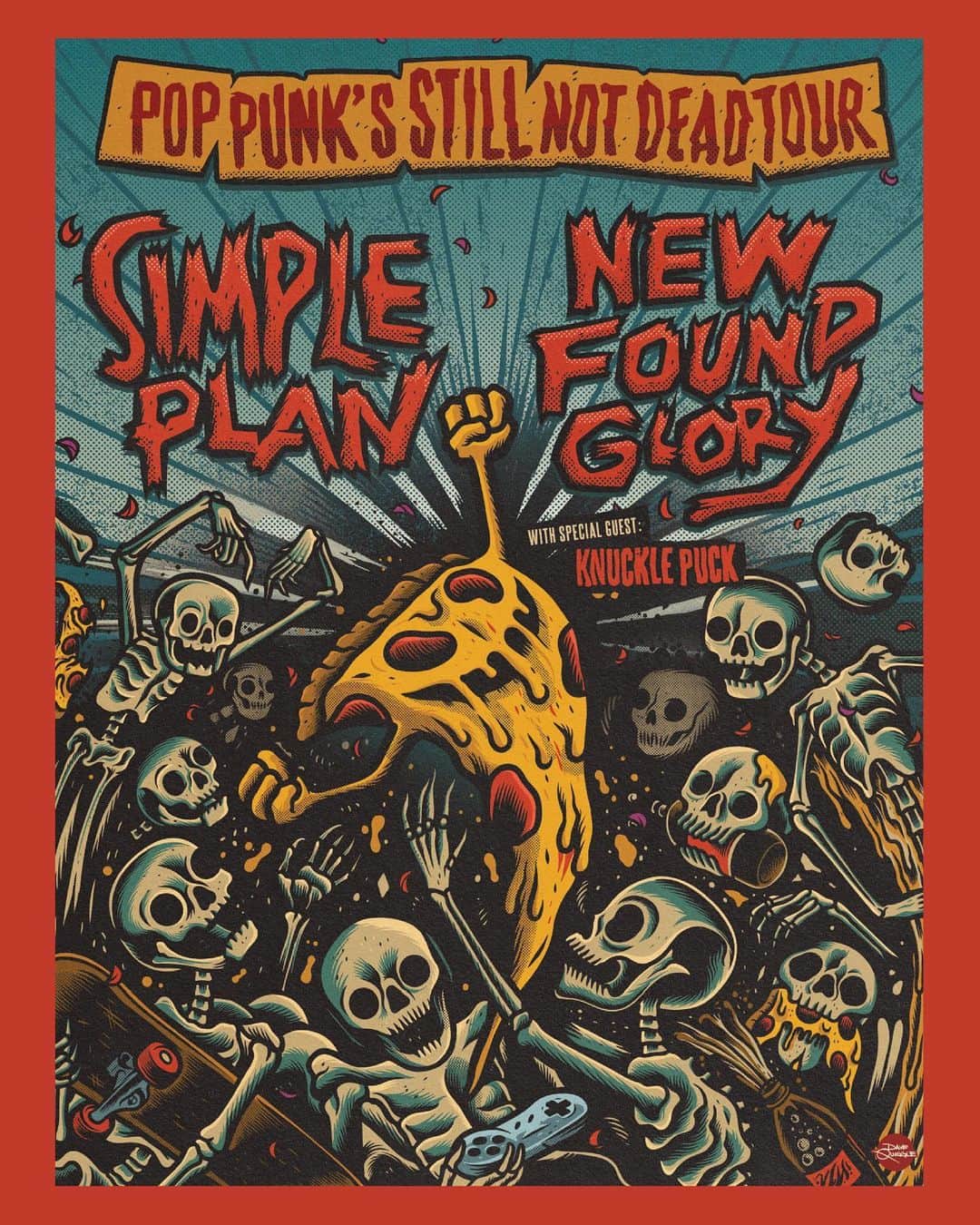 Simple Planさんのインスタグラム写真 - (Simple PlanInstagram)「It’s officially happening! 🙌🏻🙌🏻🙌🏻 We’re going on tour with @newfoundglory and @knucklepuckil this summer! 👊🏻👊🏻👊🏻 Pre-Sale for tickets, VIP pizza Parties (where you get to hang and take photos with both bands) and VIP Main Event (where you get to come backstage to meet us and watch our show on stage) is happening now at simpleplan.com 🤘🏻⚡️🤘🏻 Use the code PPND What show are you coming to??? May 29: St. Petersburg, FL May 31: Atlanta, GA June 2: Silver Spring, MD June 3: New York,NY June 7: Boston,MA June 9: McKees, PA June 10: Cleveland, OH June 12: Detroit, MI June 13: Chicago, IL June 14: Minneapolis, MN June 16: Denver, CO June 17: Salt Lake City, UT June 19: Seattle, WA June 20: Portland, OR June 21: Berkeley, CA  June 23: Anaheim, CA June 25: Tempe, AZ June 27: Dallas, TX June 28: Austin, TX」2月12日 4時12分 - simpleplan