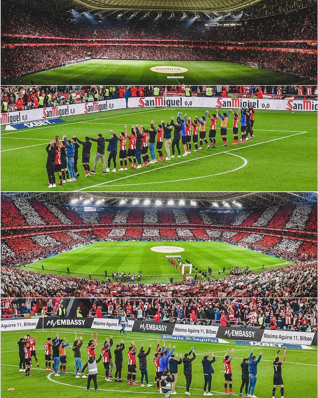 イバイ・ゴメスのインスタグラム：「Mestalla, Calderón, Camp Nou... Queremos estar en La Cartuja y mañana tenemos el primer paso para ello. 💪🏼 ¡Luchamos juntos, ganamos juntos!🤝 ¡San Mamés SIEMPRE juega un papel VITAL! 🏟 ¡Os esperamos! 🙌🏼 #biziametsa  Aupa @athleticclub ! 🦁🔴⚪️」