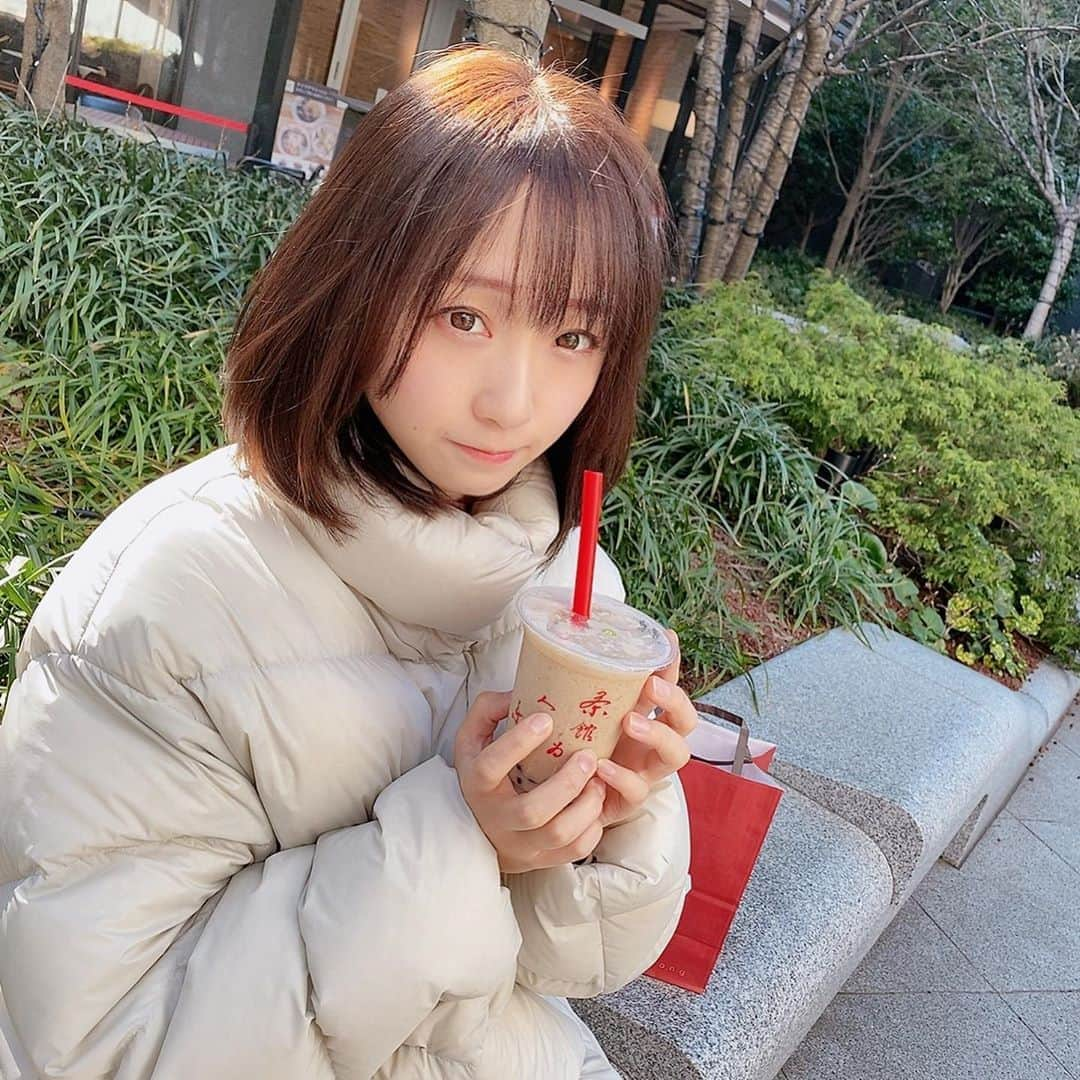 伊織もえさんのインスタグラム写真 - (伊織もえInstagram)「春水堂のミルクティー好き🥰💕」2月12日 9時21分 - moe_five