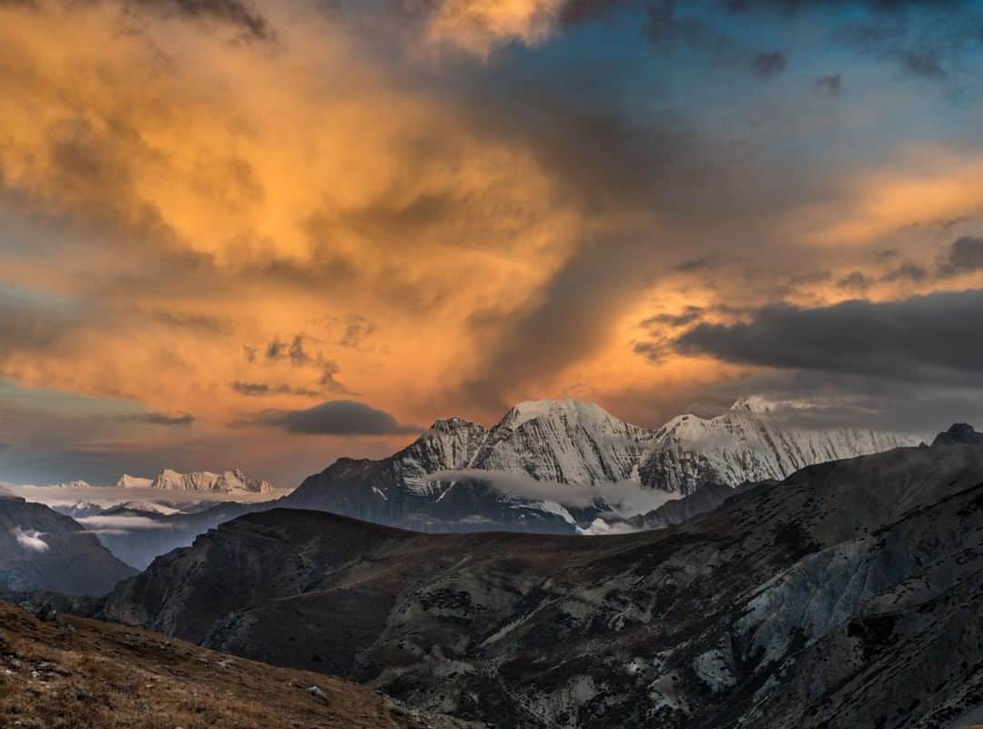 National Geographic Travelさんのインスタグラム写真 - (National Geographic TravelInstagram)「Photo by @bethjwald | The sun sets over the Kanjiroba range in Upper Dolpo, a remote and roadless region in western Nepal with strong ties to Tibet and Tibetan Buddhism.」2月12日 10時05分 - natgeotravel
