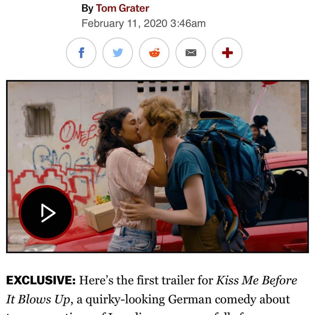 ジョン・キャロル・リンチのインスタグラム：「https://deadline.com/video/kiss-me-before-it-blows-up-trailer-german-comedy-berlin-efm-totem-films/」