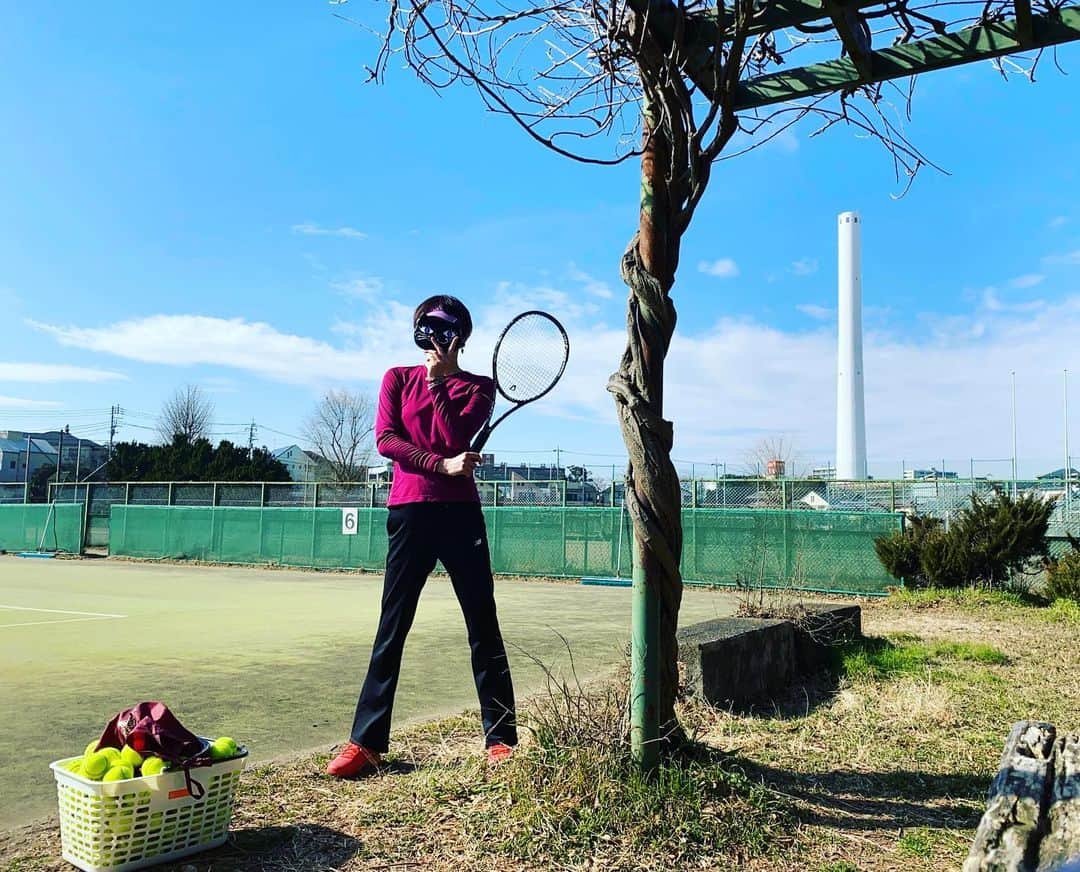 野本かりあのインスタグラム：「THE テニス🎾日和❣️ #tennis #annasui」