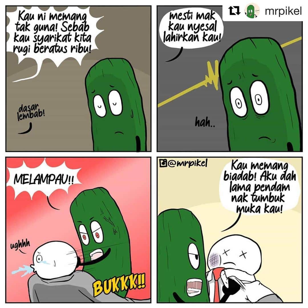 Koleksi Komik Malaysiaさんのインスタグラム写真 - (Koleksi Komik MalaysiaInstagram)「#Repost @mrpikel with @get_repost ・・・ KEKUATAN⁣ ⁣⁣⁣⁣⁣⁣⁣⁣⁣⁣⁣⁣⁣⁣⁣⁣⁣⁣ Bukan semua orang ada kekuatan dalam berkata kata. Ada yg memilih untuk senyap sebab mungkin itu yang terbaik kan? ⁣ ⁣ p/s: lama tak post komik.. terima kasih kepada yg masih setia dengan mrpikel 🙏🏽⁣ ⁣ #komikmalaysia #gengkomikdigital #gengkomik #komiklawak #lawak #komik #kelakar #koleksikomik #komikmelayu #deep #pencurikomik #lawakdeep #lawaking #lawakkeder #lawakhangit #koleksikomik #mrpikel」2月12日 17時41分 - tokkmungg_exclusive