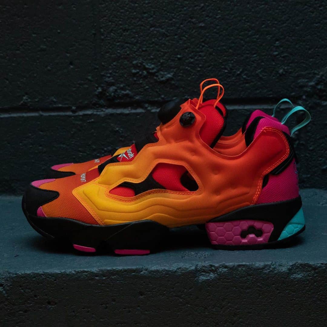 HYPEBEASTさんのインスタグラム写真 - (HYPEBEASTInstagram)「@hypebeastkicks: @chromat and @reebok have revealed three colorful takes on the Instapump Fury. Coming in “Miami Red,” “Turf Teal,” and “Chromat Blue,” each one has been dressed in vivid hues that fade in an ombre-style and utilize a uniform Pump fit system, embroidered Chromat branding on the toebox and a split two-piece midsole with a carbon fiber midfoot plate. Stay tuned for its release info.⁠⠀ Photo: Melodie Jeng」2月12日 17時42分 - hypebeast