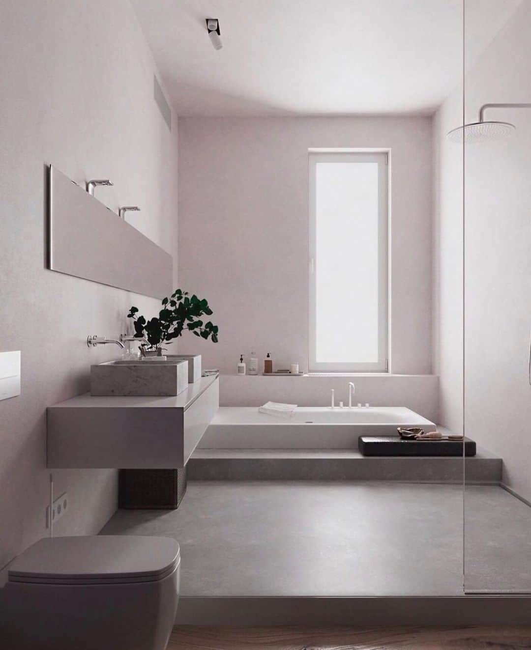エリーローズさんのインスタグラム写真 - (エリーローズInstagram)「Join me for a bath? 🛁  自宅のバスタブがこうだったらなぁ〜 #minimalist #bathlovers #interiordesign #inspiration」2月12日 19時14分 - ellirose