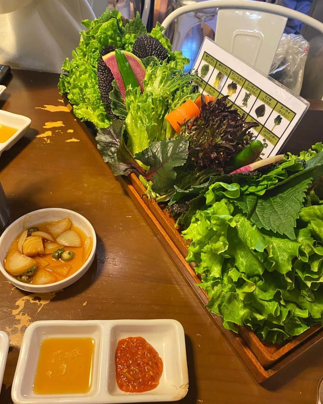 木村沙織さんのインスタグラム写真 - (木村沙織Instagram)「. いっぱい野菜食べたーいって言ったら 昼からマッコリでてきた😂 . . #🐯🐷🦁 #くるむ」2月12日 19時21分 - saoriiiii819