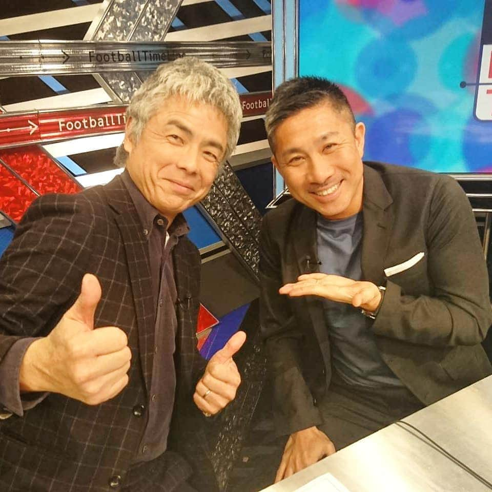 前園真聖さんのインスタグラム写真 - (前園真聖Instagram)「いつも楽しいうじきさん👍 #うじきつよし  #footballtimeline #スカパー  #前園真聖」2月12日 19時27分 - maezono_masakiyo