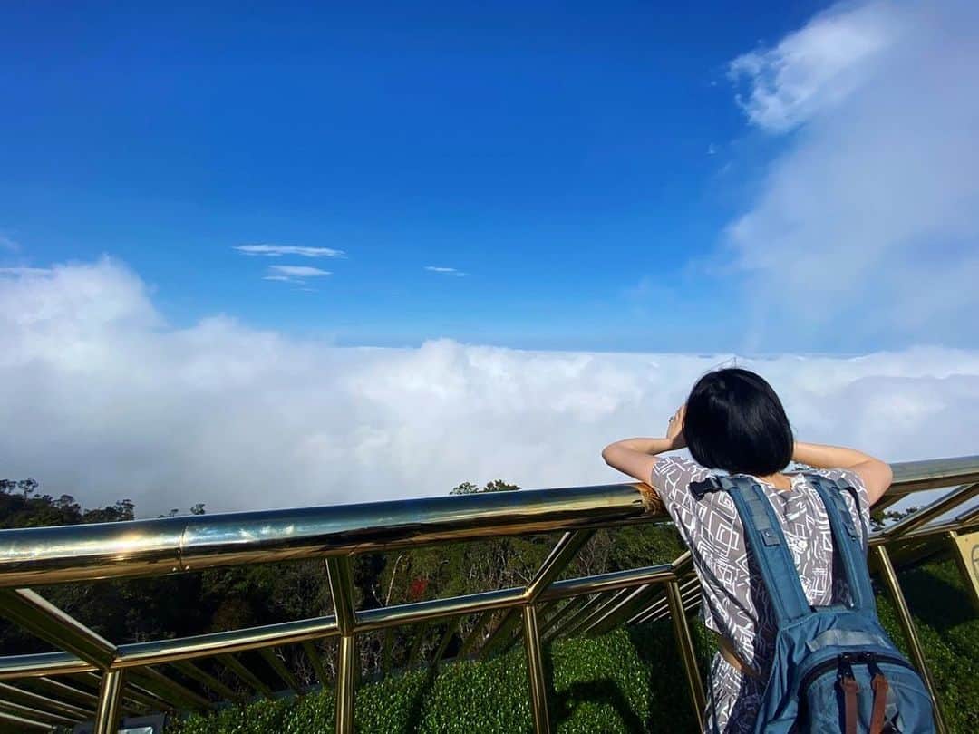中川美優さんのインスタグラム写真 - (中川美優Instagram)「世界最長のロープウェイで天空の遊園地とやらに行ってきた#バーナーヒルズ#神の手#世界の果てまでイッテみゆう#ベトナム#ダナン」2月12日 20時20分 - nakagawamiyuu