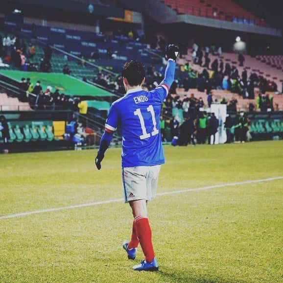 遠藤渓太のインスタグラム：「AFC Champions League 応援ありがとうございました🇯🇵 #アジアを勝ち獲ろう」