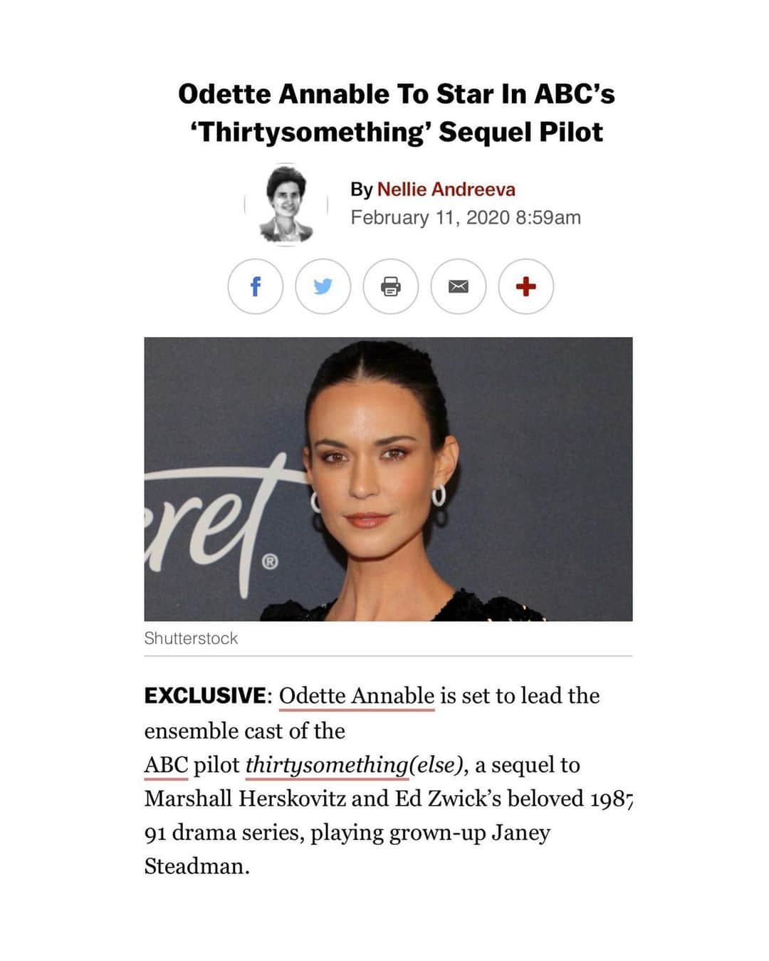 オデット・アナブルのインスタグラム：「🖤 Thank you Ed Zwick and Marshall Herskovitz for this incredible opportunity to keep the magic that you created years ago alive. I am also over the moon to share this experience with my bro @christophrwood. 🙌🏼」