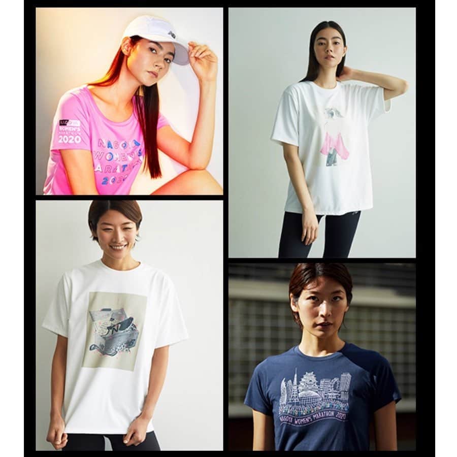 西谷綾子のインスタグラム：「✴︎ 3/6〜8に開催される「マラソンEXPO」でも販売される #名古屋ウィメンズマラソン #名古屋シティマラソン の 限定コレクション🌸😍‼️ ・ オンラインストアでの事前購入出来るそうです✨☺️ #ニューバランス #newbalance #model #correction #design #fashion #着心地抜群 #可愛い #デザイン #笑顔 #凛々しい #目力」