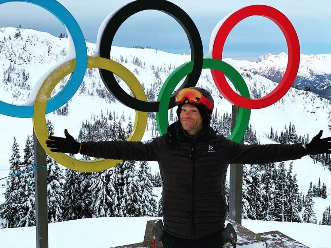 ジャレッド・パダレッキのインスタグラム：「Some last minute cross-training for the #austinmarathon 😁 Please Note* This is definitely the closest i will ever come to Olympic Stardom 🤦‍♂️ @austinmarathon @garmin #whistler #MyLegsHurt」