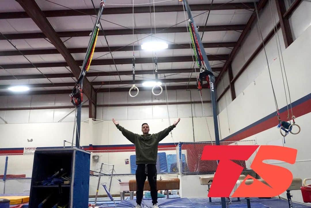 ジェイコブ・ダルトンのインスタグラム：「Huge thanks to @usagymworld for sending us this #towerspot for our gym at @gymnasticsnevada ! The boys team absolutely loves it and it’s been a huge help learning! Thank you! 👌🏼」
