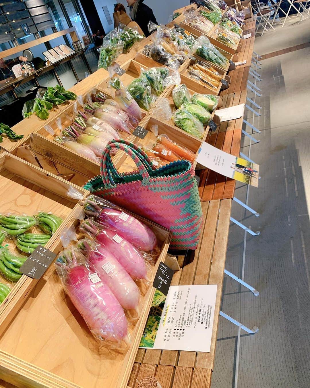 入夏さんのインスタグラム写真 - (入夏Instagram)「TENNOZU FARMERS MARKETへ🧺  毎日食べるくらい茄子が大好きなんだけど🍆季節じゃないから最近なかなか買えてなくて・・・ ファーマーズマーケットで見つけてテンション上がった！！！ 他にもオーガニックの珍しいお野菜がたくさんあったよ💓  また絶対行こう！  #farmersmarket」2月13日 10時59分 - iruka__offi