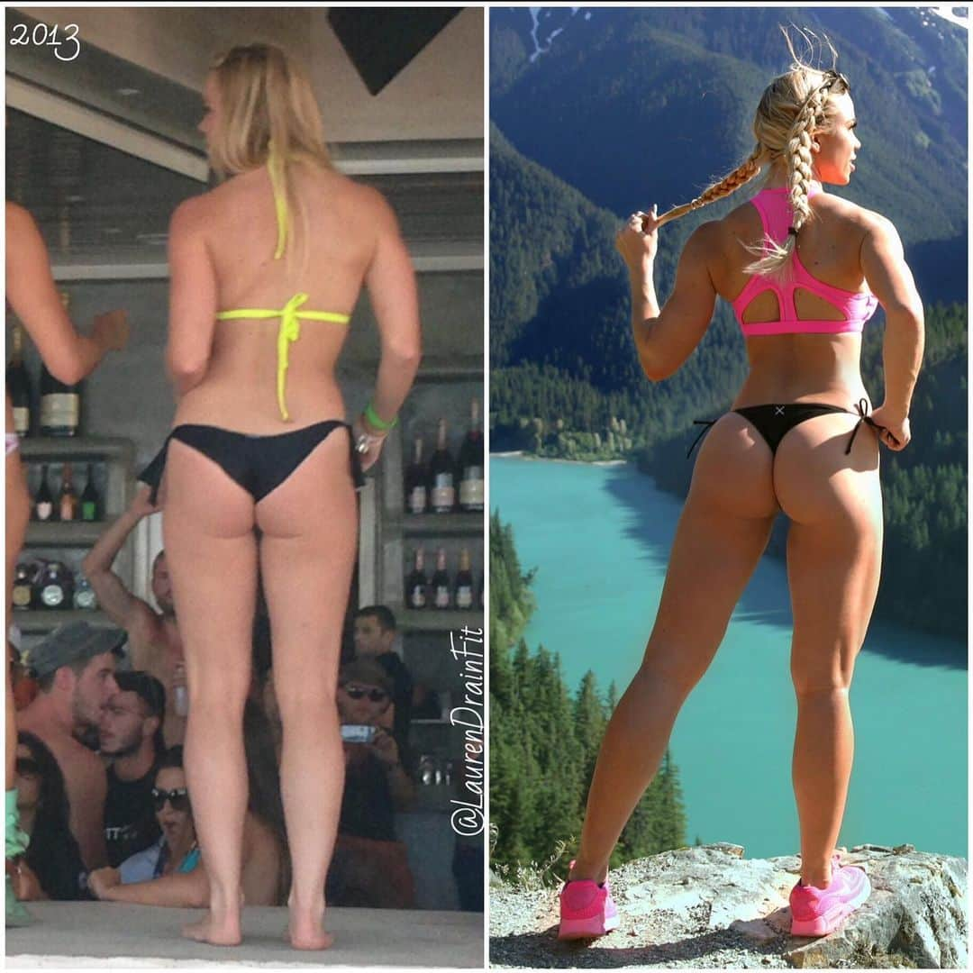 Lauren Drain Kaganさんのインスタグラム写真 - (Lauren Drain KaganInstagram)「Check out my personal transformation & those in just 6 weeks time from my clients🙌🏼 See my Spring Program that’s open for sign up now on my website💪🏽 First photo I’m about 120lbs vs 145lbs and the last set I’m 135lbs vs 135lbs😎」2月13日 10時55分 - laurendrainfit