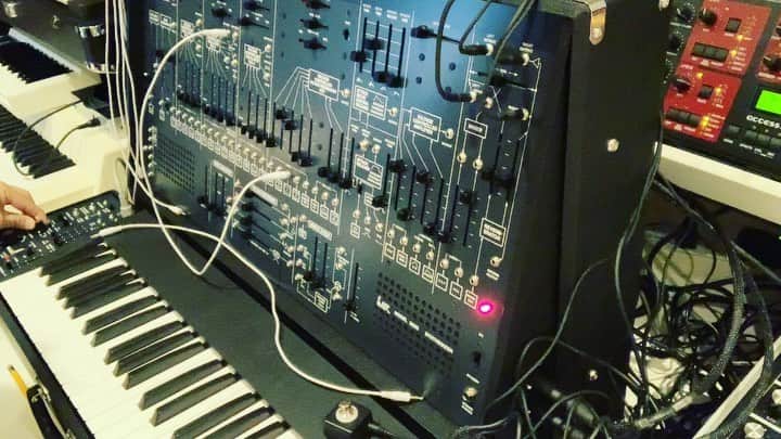 島田昌典のインスタグラム：「#arp2600 #pinkfloyd #ontherun #sequence #korg #一日一音色」