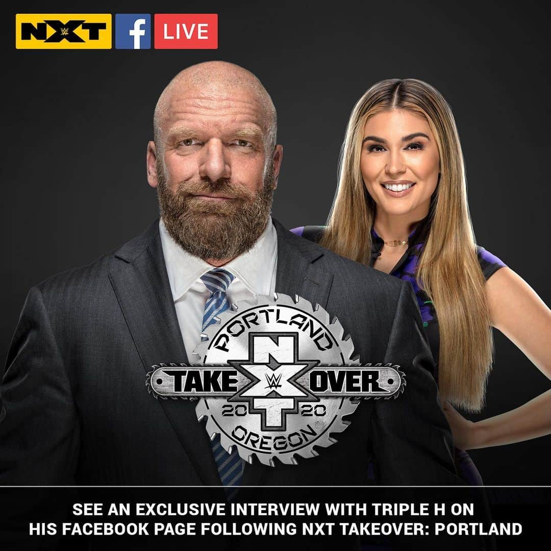 トリプルHさんのインスタグラム写真 - (トリプルHInstagram)「Immediately following #NXTTakeOver: Portland...we go live on my official Facebook page! @cathykelley #WeAreNXT」2月14日 1時47分 - tripleh