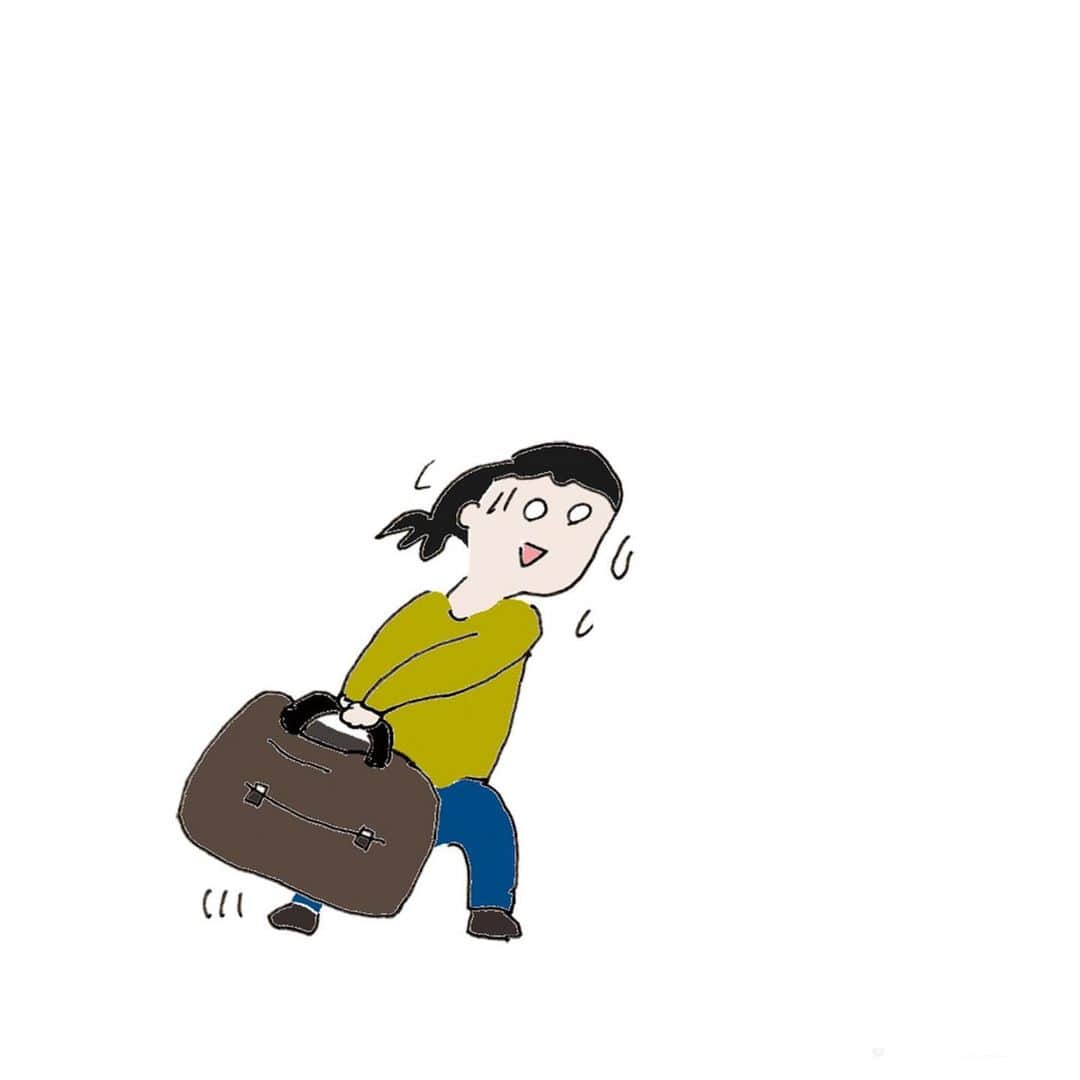 ハルペイさんのインスタグラム写真 - (ハルペイInstagram)「🚗 急遽、浜松へ！ 急ぎ準備したからやたらと荷物… . #荷造りがヘタ #いつも荷物が多い  #重い #忘れ物も多い #なんとコートを忘れた #明日寒くならないで😭 . #行ってきます .  #harupei#ハルペイ#doodle#draw#drawing#illustrator#illustration#japan#絵#雑貨#湘南#イラスト#イラストレーター#ゆるい#茅ヶ崎」2月13日 17時32分 - harupeipei