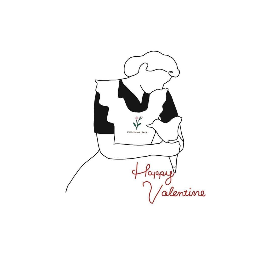 のインスタグラム：「ハッピーバレンタイン！ #valentineday #🍫」