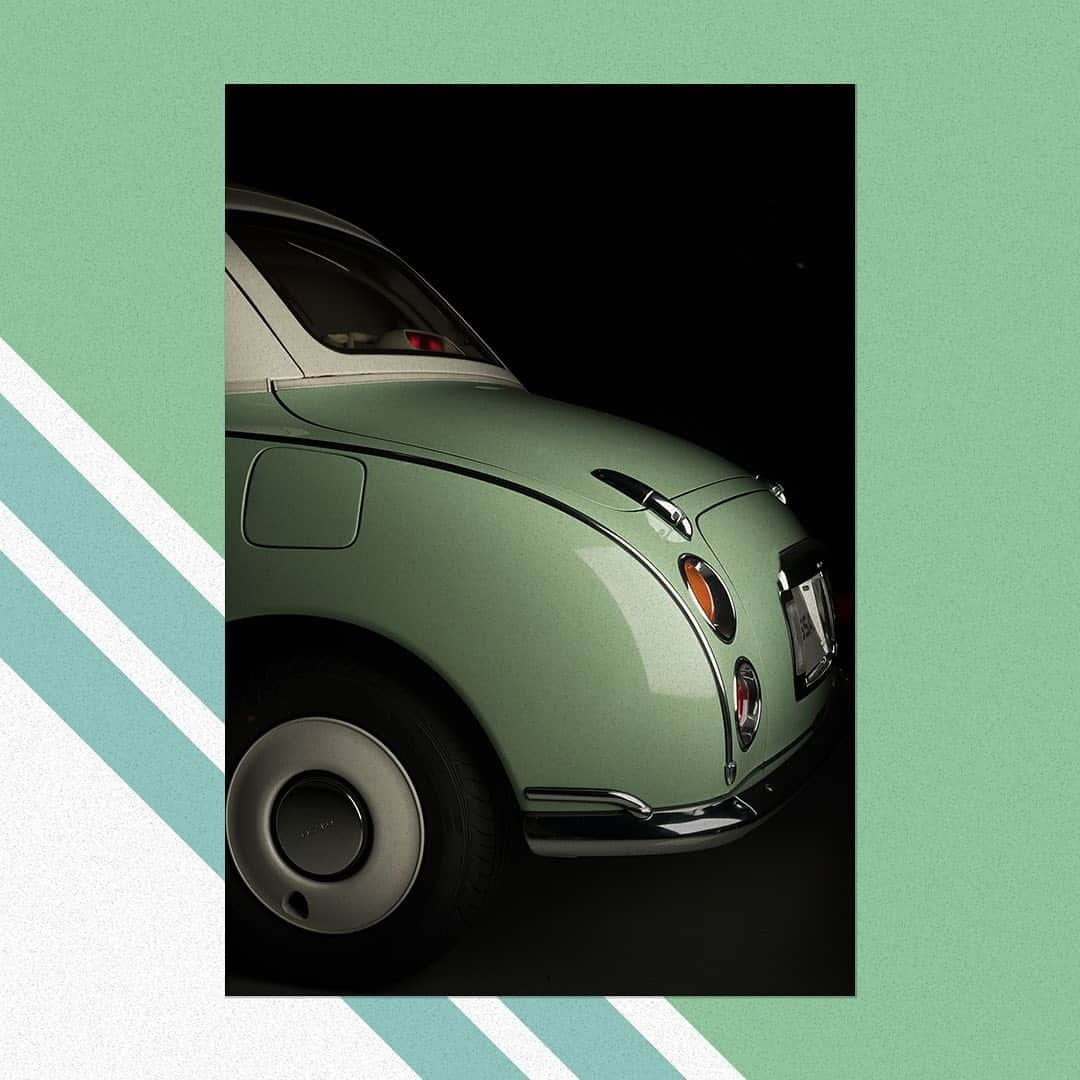 Nissanさんのインスタグラム写真 - (NissanInstagram)「#Nissan released the third wave of #PikeCar series on the 14th of February, 1991. This model was a compact, elegant coupe named #Figaro. #NissanFigaro #TBT #Heritage」2月13日 23時02分 - nissan