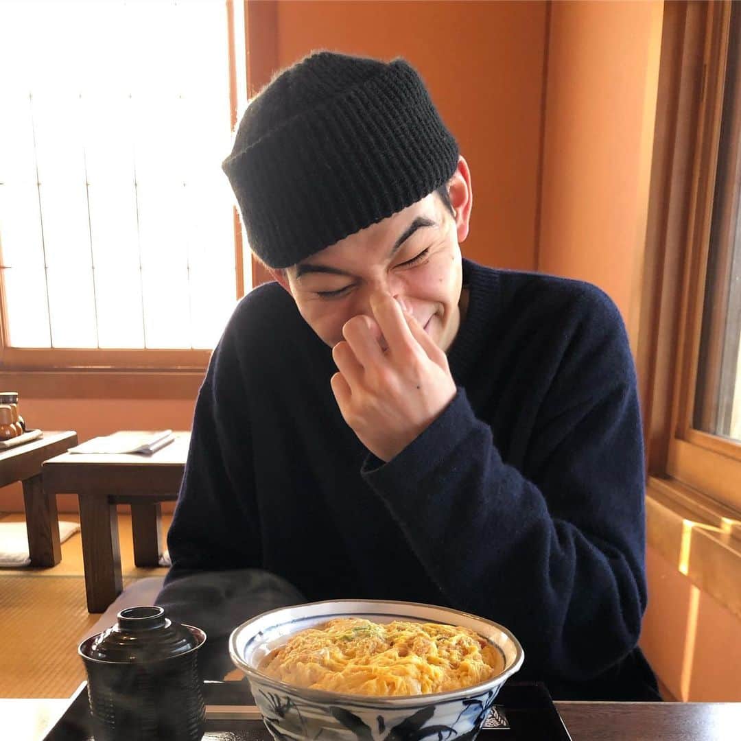 荒井 結生 Yuki Araiのインスタグラム：「カツ丼の限界を知りたい」
