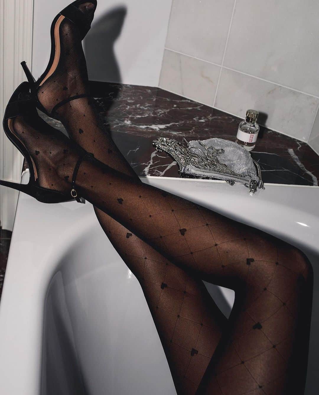Calzedonia - Our timeless polka dots meets a shiny glitter effect! Try our  new Tights for your special occasions! #Calzedonia #ItalianLegwear  #CalzedoniaLovesYOU #valentine