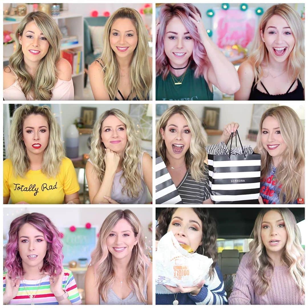 Tracy and Stefanieのインスタグラム：「It’s our 11 year @youtube -aversary and for some reason this year feels even more special than 10! Swipe to see the collage of years! Also shoutout to all of our OGs that have stuck with us since 2009! It’s been such a fun journey and we wouldn’t be anywhere we are today without you guys!! Stay tuned for NEW videos with hopefully some familiar feels!! PS can you guys tell us apart yet?? 🤣」