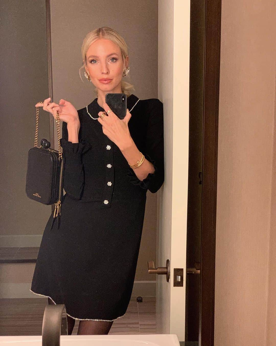 レオニー・ハンネさんのインスタグラム写真 - (レオニー・ハンネInstagram)「Ready for @marcjacobs.🖤 Anzeige/Tags #MarcJacobs #nyfw」2月14日 7時33分 - leoniehanne