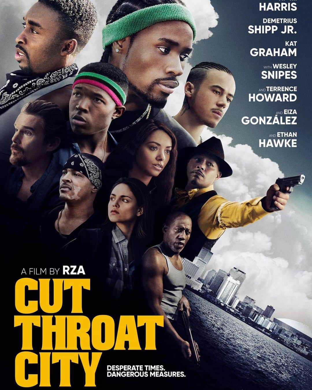 カテリーナ・グレアムさんのインスタグラム写真 - (カテリーナ・グレアムInstagram)「Official poster for #CutThroatCity is OUT!!!!!!!!!!!! In Theaters April 10th!!!!!!!」2月14日 9時13分 - katgraham